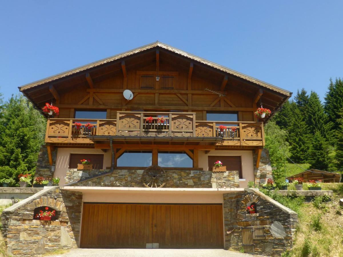 Les Saisies côté Bisanne appartement dans chalet LE Népal Exterior foto